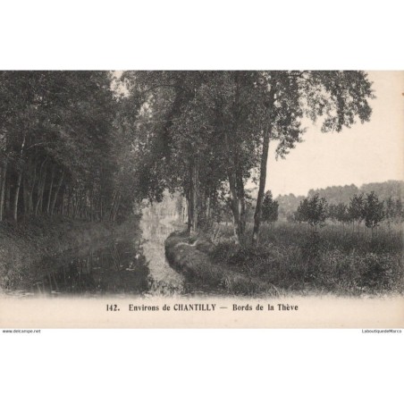 60 - Chantilly les Environs - Bords de la Thève - Dos Divisé