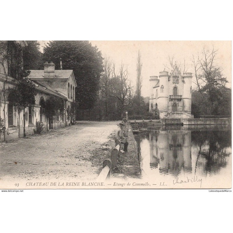 60 - Chantilly - Château de la Reine-Blanche - Dos Divisé