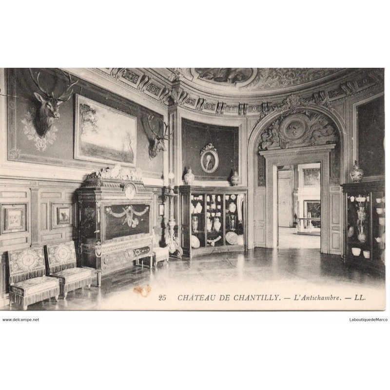 60 - Chantilly le Château - L'Antichambre - Dos Divisé