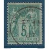 France Yvert No 64 Oblitere 5 cts Sage type I