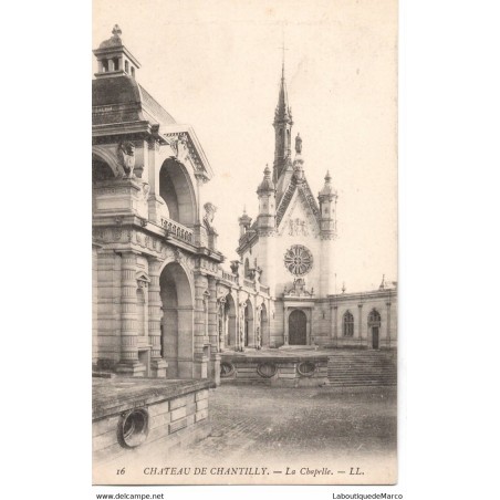 60 - Chantilly le Château - La Chapelle - Dos non Divisé