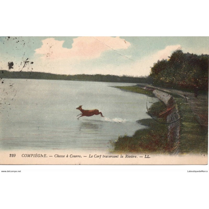 60 - Compiègne - Chasse à Courre - Dos Divisé