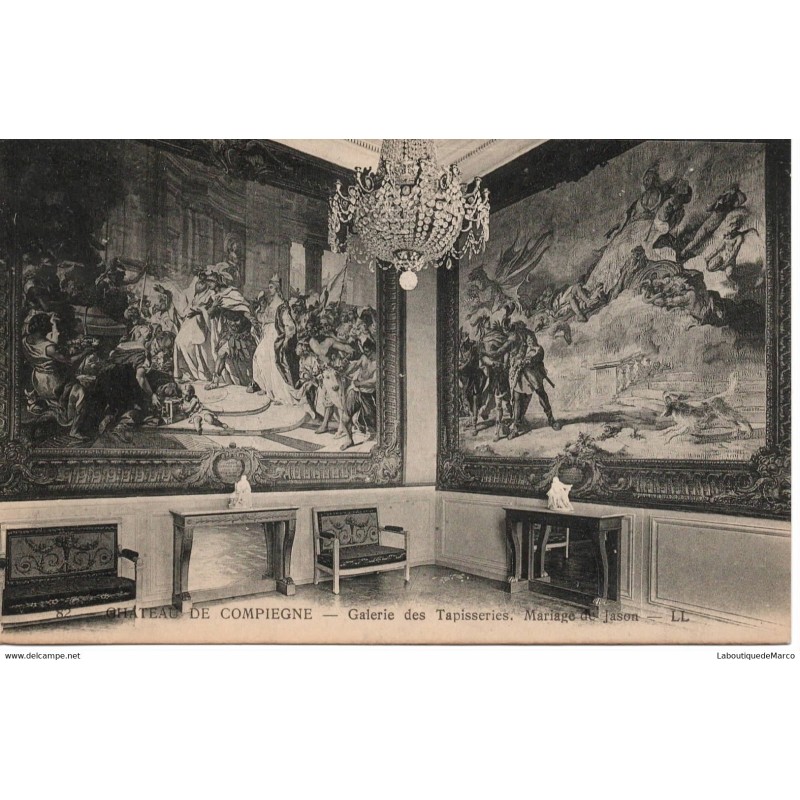 60 - Compiègne le Château - Galerie des Tapisseries 2 - Dos Divisé