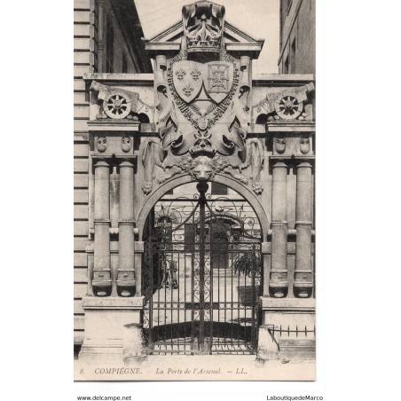 60 - Compiègne - La Porte de l'Arsenal - Dos Divisé