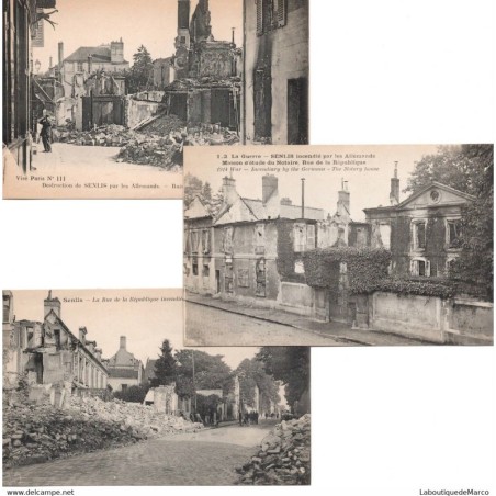SENLIS - Cartes postales anciennes 1900-20 - Vintage