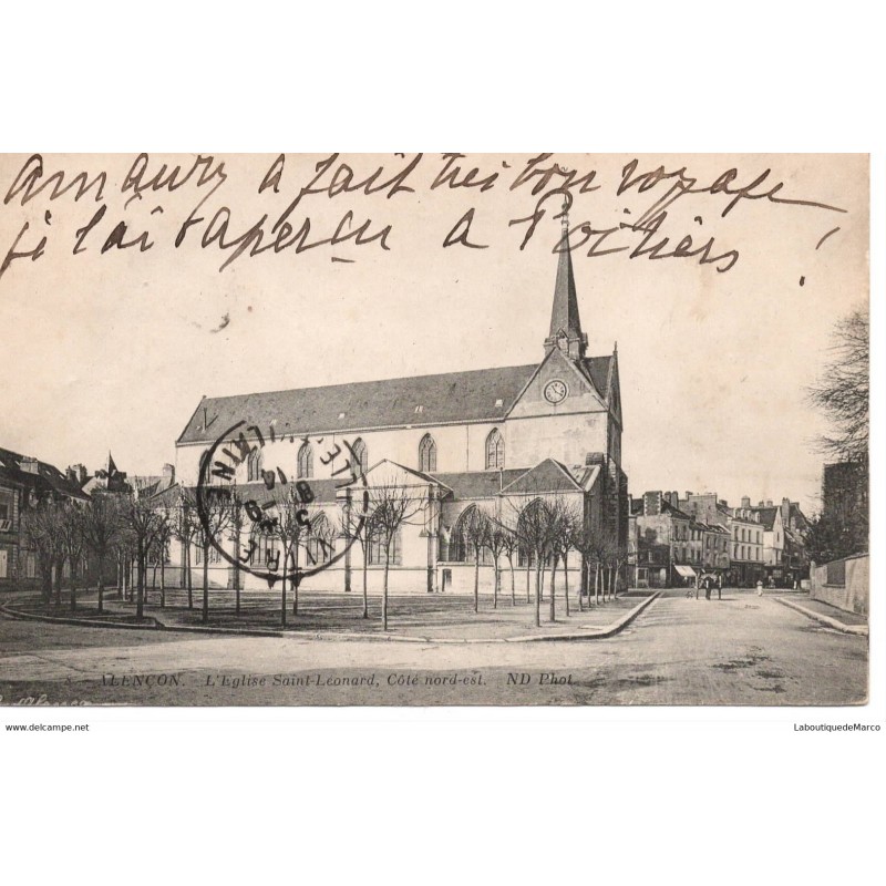 61 - Alençon - L'Eglise Saint-Léonard - Dos Divisé