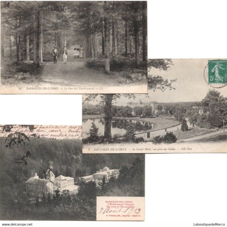 BAGNOLES-DE-L'ORNE - Cartes postales anciennes 1900-10 - Vintage