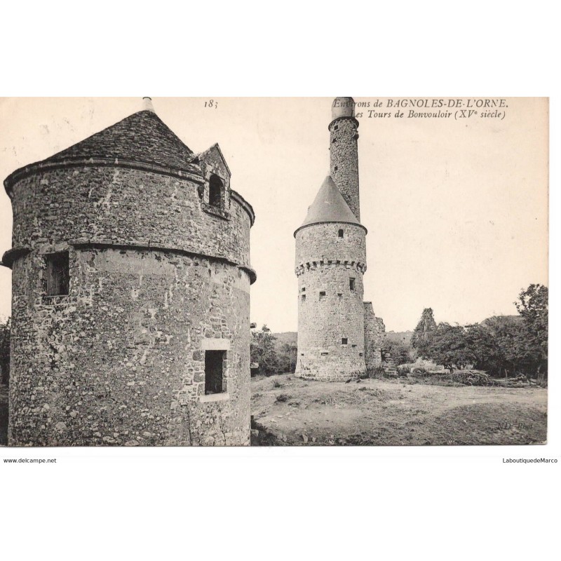 61 - Bagnoles-de-l'Orne - Les Tours de Bonvouloir - Dos Divisé