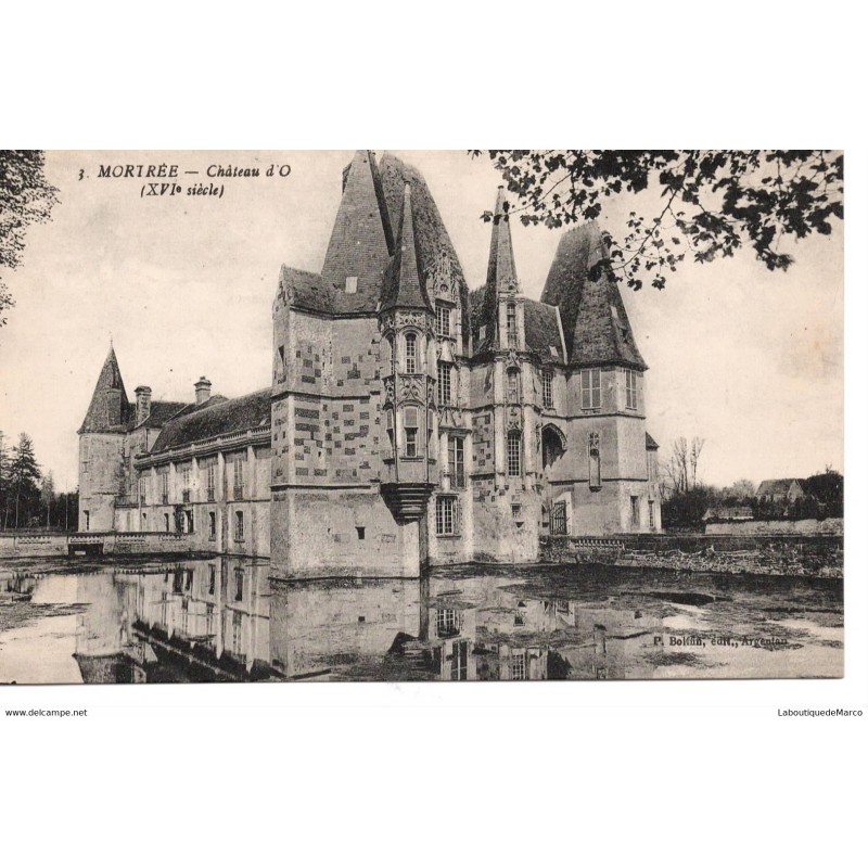 61 - Mortrée - Château d'O - Dos Divisé