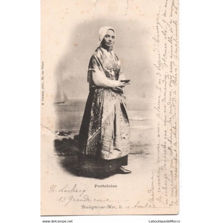 62 - Boulogne-sur-Mer - Porteloise - Dos non Divisé