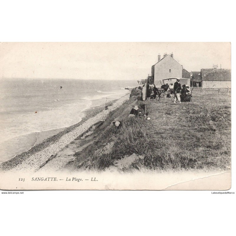 62 - Sangatte - La Plage - Dos Divisé