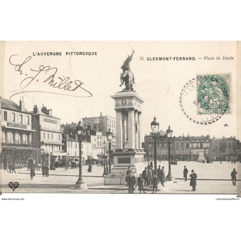 63 - Clermont-Ferrand - Place de Jaude - Dos Divisé