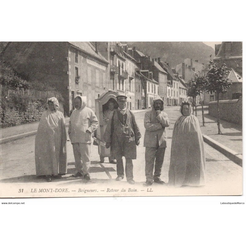 63 - Le Mont-Dore - Baigneurs - Dos Divisé