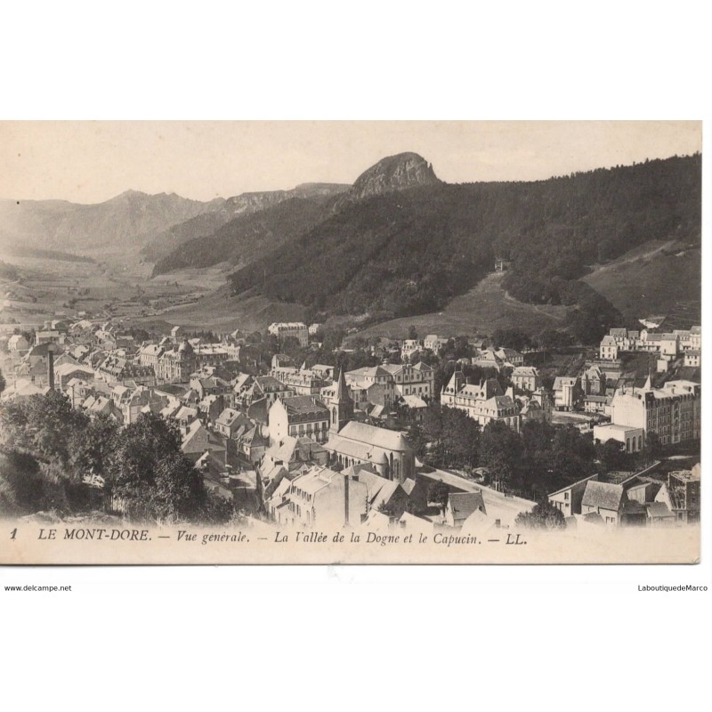 63 - Le Mont-Dore - Vue Générale - Dos Divisé