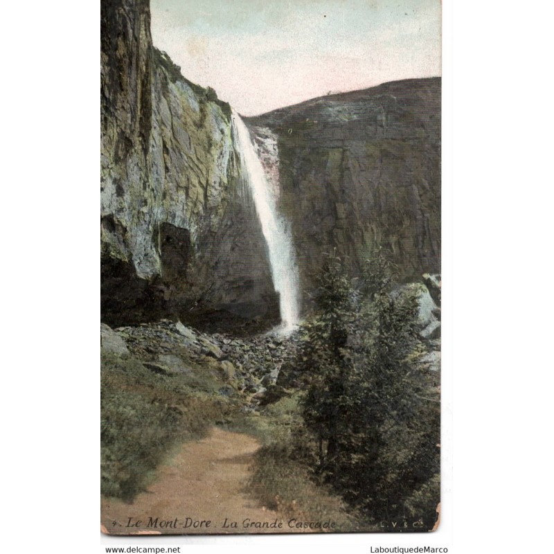 63 - Le Mont-Dore - La Grande Cascade - Dos Divisé
