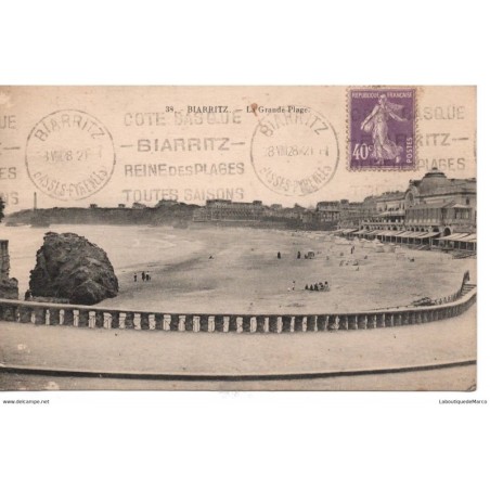 64 - Biarritz - La Grande Plage 2 - Dos Divisé