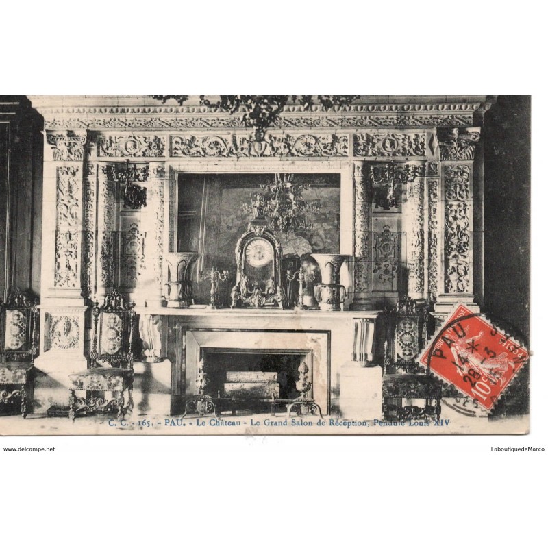64 - Pau - Le Château - Le Grand Salon - Dos Divisé