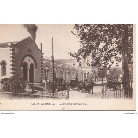 64 - Salies-de-Bearn - L'Etablissement Thermal - Dos Divisé
