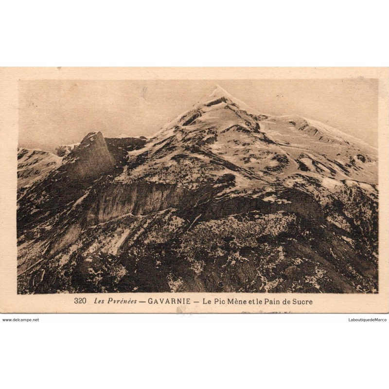 65 - Gavarnie - Le Pic Mène et le Pain de Sucre - Dos Divisé