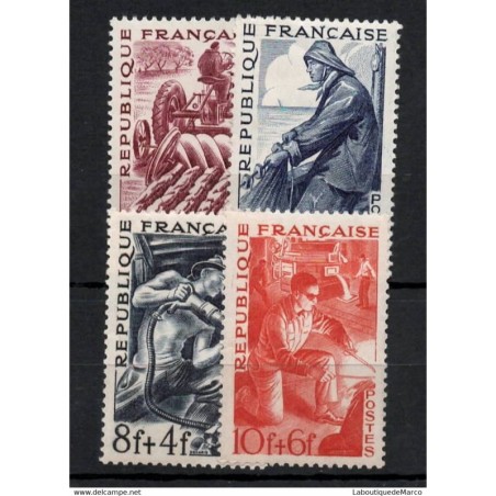 France No 823 à 826 - Neuf sans charnière