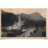 65 - Lourdes - La Basilique et le Gave - Dos Divisé