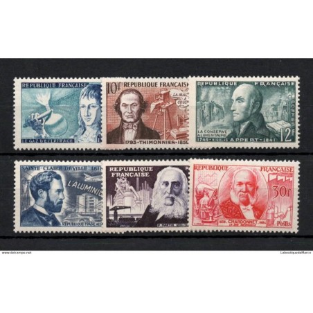 France No 1012 à 1017 - Neuf sans charnière