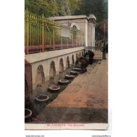 65 - Lourdes - Les Robinets - Dos Divisé