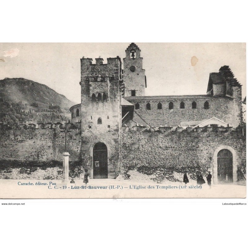 65 - Luz - L'Eglise des Templiers - Dos Divisé