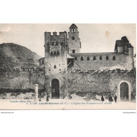65 - Luz - L'Eglise des Templiers - Dos Divisé