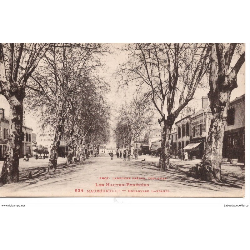 65 - Maubourguet - Boulevard Larbanès - Dos Divisé