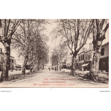 65 - Maubourguet - Boulevard Larbanès - Dos Divisé