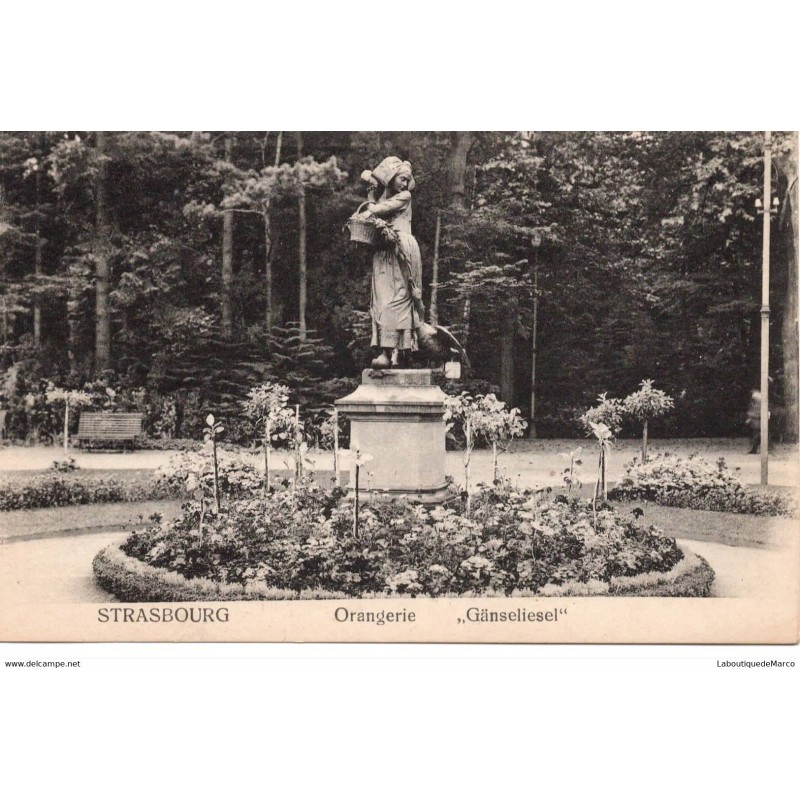 67 - Strasbourg - Orangerie - Dos Divisé - Vintage