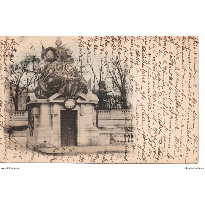 67 - Strasbourg - La Statue de Strasbourg - Dos Divisé
