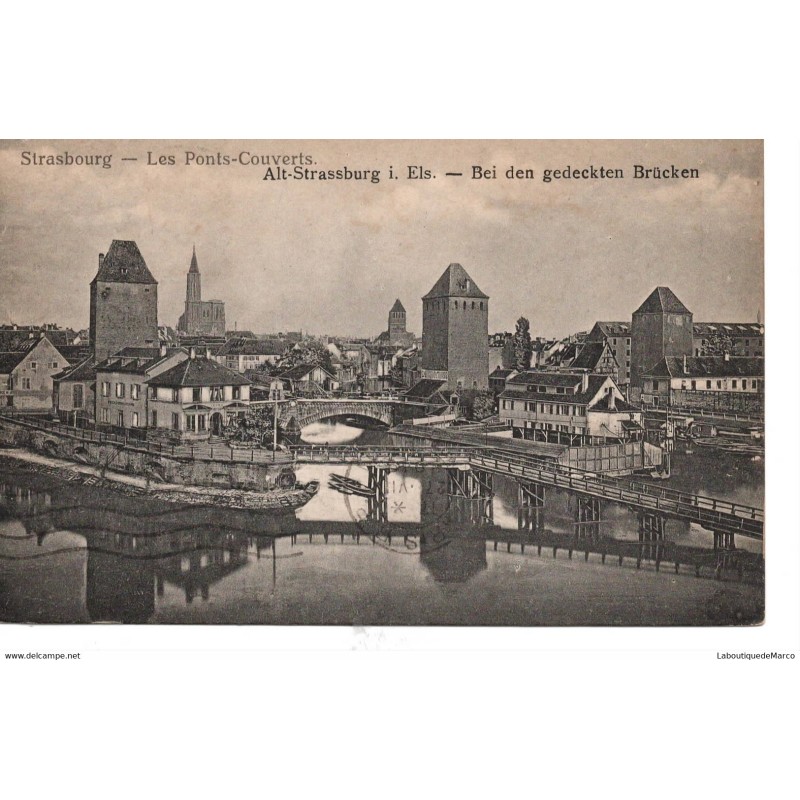 67 - Strasbourg - Les Ponts-Couverts - Dos Divisé