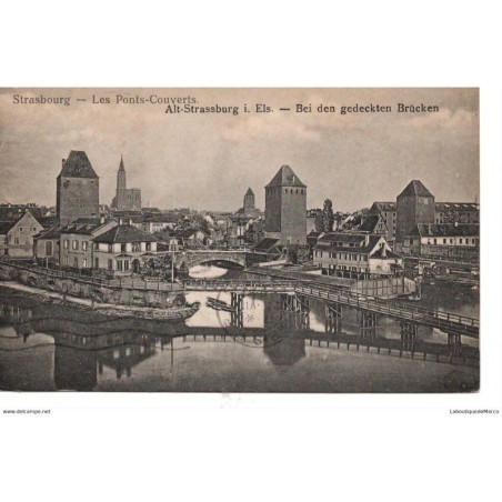 67 - Strasbourg - Les Ponts-Couverts - Dos Divisé