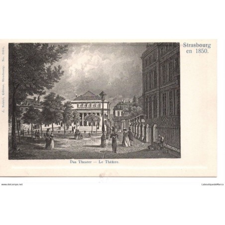 67 - Strasbourg - Le Théâtre - Dos Divisé