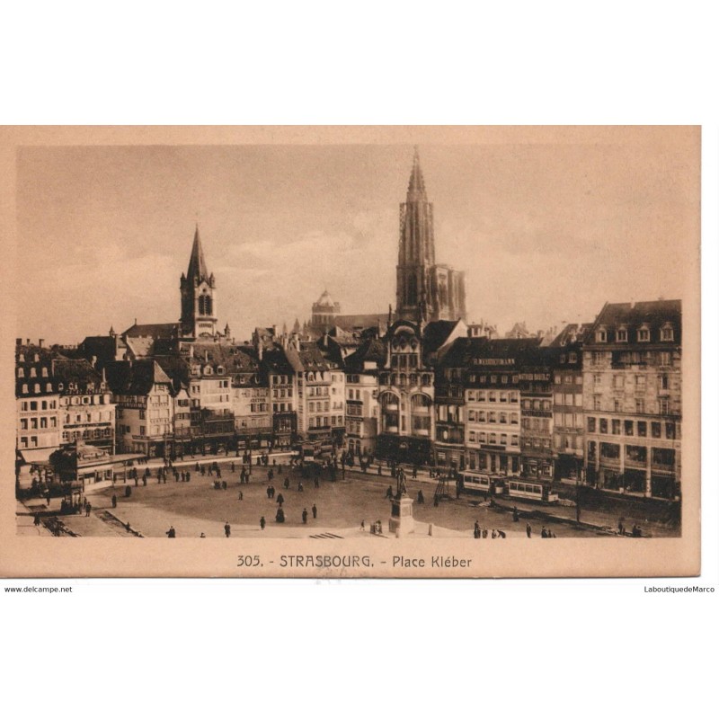 67 - Strasbourg - Place Kléber - Dos Divisé