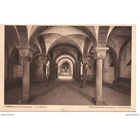 67 - Strasbourg - La Cathédrale - La Crypte - Dos Divisé
