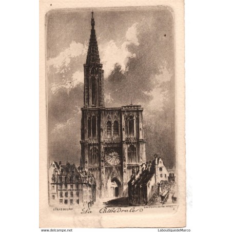 67 - Strasbourg - La Cathédrale - Dos Divisé