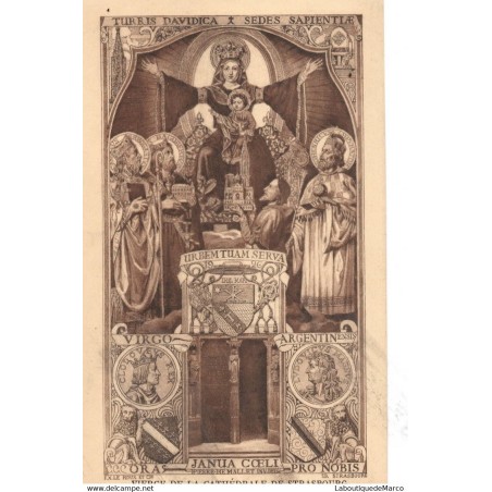 67 - Strasbourg - La Vierge de la Cathédrale - Dos Divisé