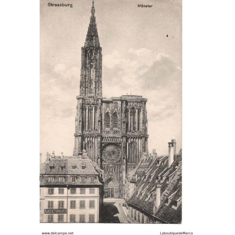 67 - Strasbourg - La Cathédrale - Dos Divisé