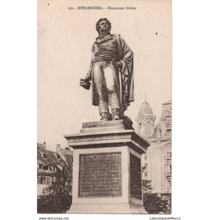 67 - Strasbourg - Monument Kléber - Dos Divisé