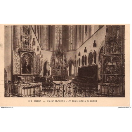 68 - Colmar - Eglise Saint-Martin - Dos Divisé