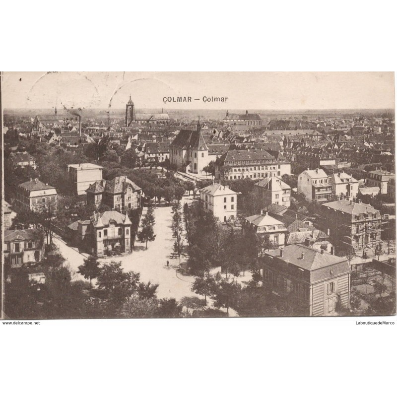 68 - Colmar - Vue d'ensemble - Dos Divisé