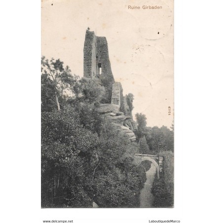 68 - Colmar - Ruine Girbaden - Dos Divisé
