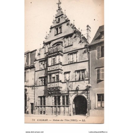 68 - Colmar - Maison des Têtes - Dos Divisé