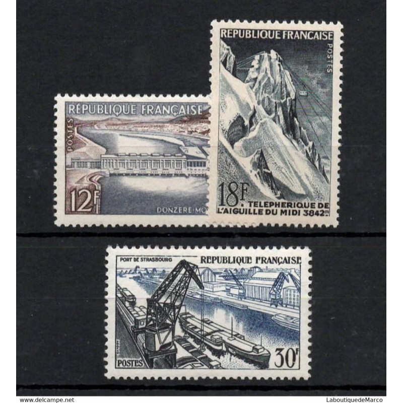 France No 1078 à 1080 - Neuf sans charnière