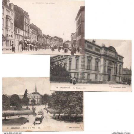 MULHOUSE - Cartes postales anciennes 1930 - Vintage
