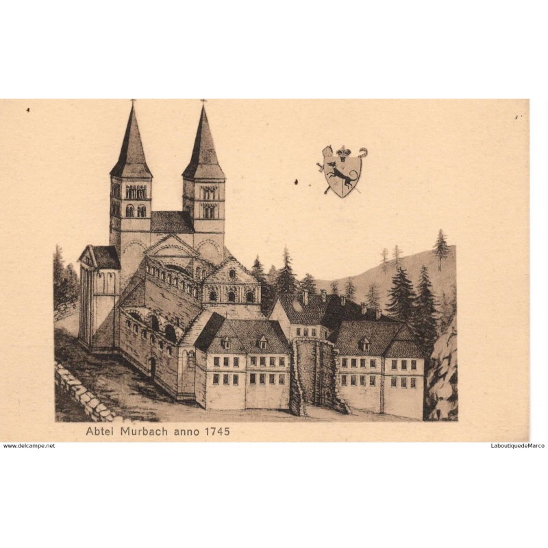 68 - Murbach - L'Abbaye - Dos Divisé