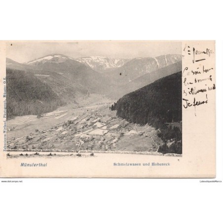 68 - Münsterthal - Schmelzwasen und Hoheneck - Dos non Divisé